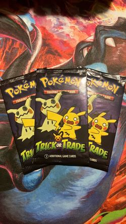 Pokémon Trick or Trade Booster Packs x3