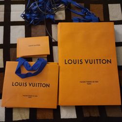Authentic Louis Vuitton Shopping Bags