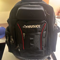 Husky, Tool Backpack, Black, 16in