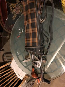 Golf Clubs and Case