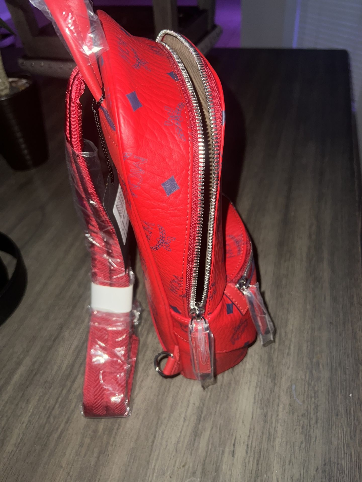 Red MCM Backpack for Sale in Fort Lauderdale, FL - OfferUp