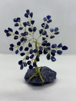 Blue sodalite Gem Bonsai Tree
