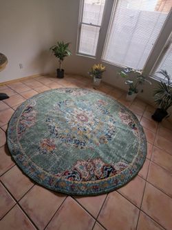 Penrose Alexis Green 7' 1 x 7' 1 Area Rug