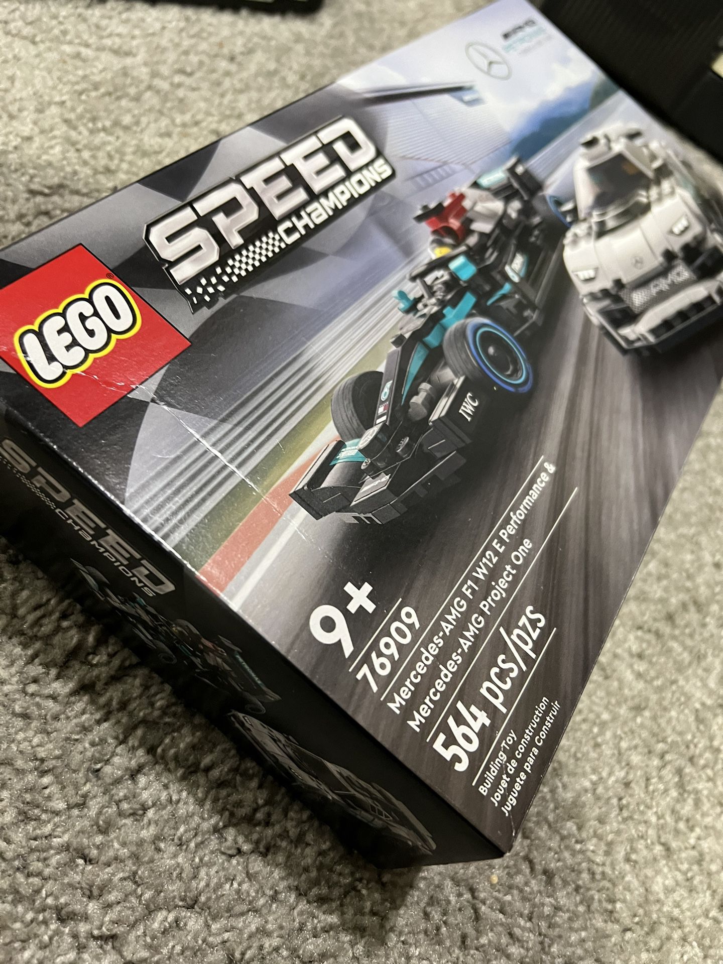 LEGO Speed Champions Mercedes-AMG F1 W12 E 76909 Performance & Project One  Toy Car Set, Mercedes Model Car Building Kit, Collectible Race Car Toy