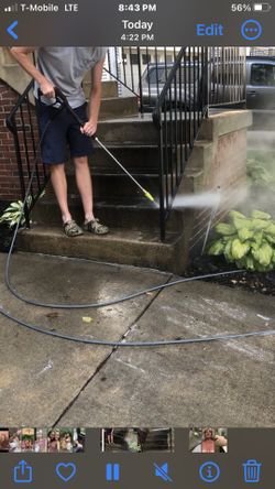Power Wash Driveway Or Stairs Or Deck