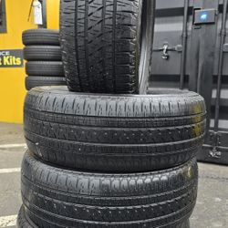 4 USED TIRES 255/55/20 BRIDGESTONE Dueler  $300 INSTALLED 