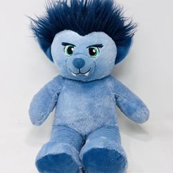 Build A Bear Vampire Teddy Bear 16" Dracula Bear Blue Hair Stuffed Animal 2017