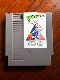 Vintage NES NINTENDO GAME BUGS BUNNY CRAZY CASTLE