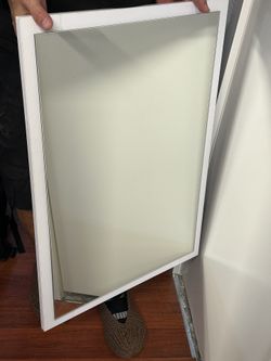 Mirror with White Frame 28X20 Brand new