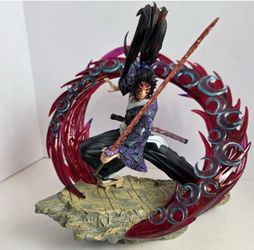 Demon Slayer Kokushibo Figure With Light Statue 30cm
