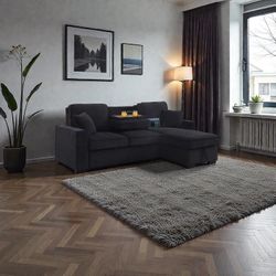 New Black Sofa Bed – FREE Delivery Included 🚚  Pickup firm on price $500  Brand new Black  sofa bed with a soft fabric feel — perfect for your living