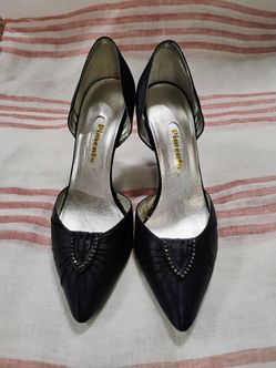 Pimento Size 10 Vintage Heels - Needs Heel Caps