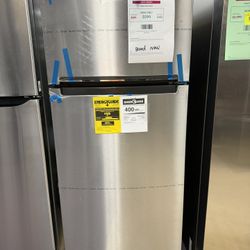 Refrigerator, Whirlpool Brand New 28” W Top Freezer Fridge