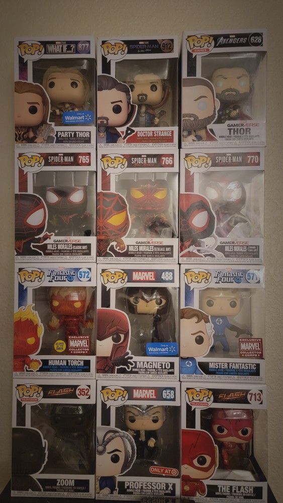 Funkos - Marvel, DC & Star Wars