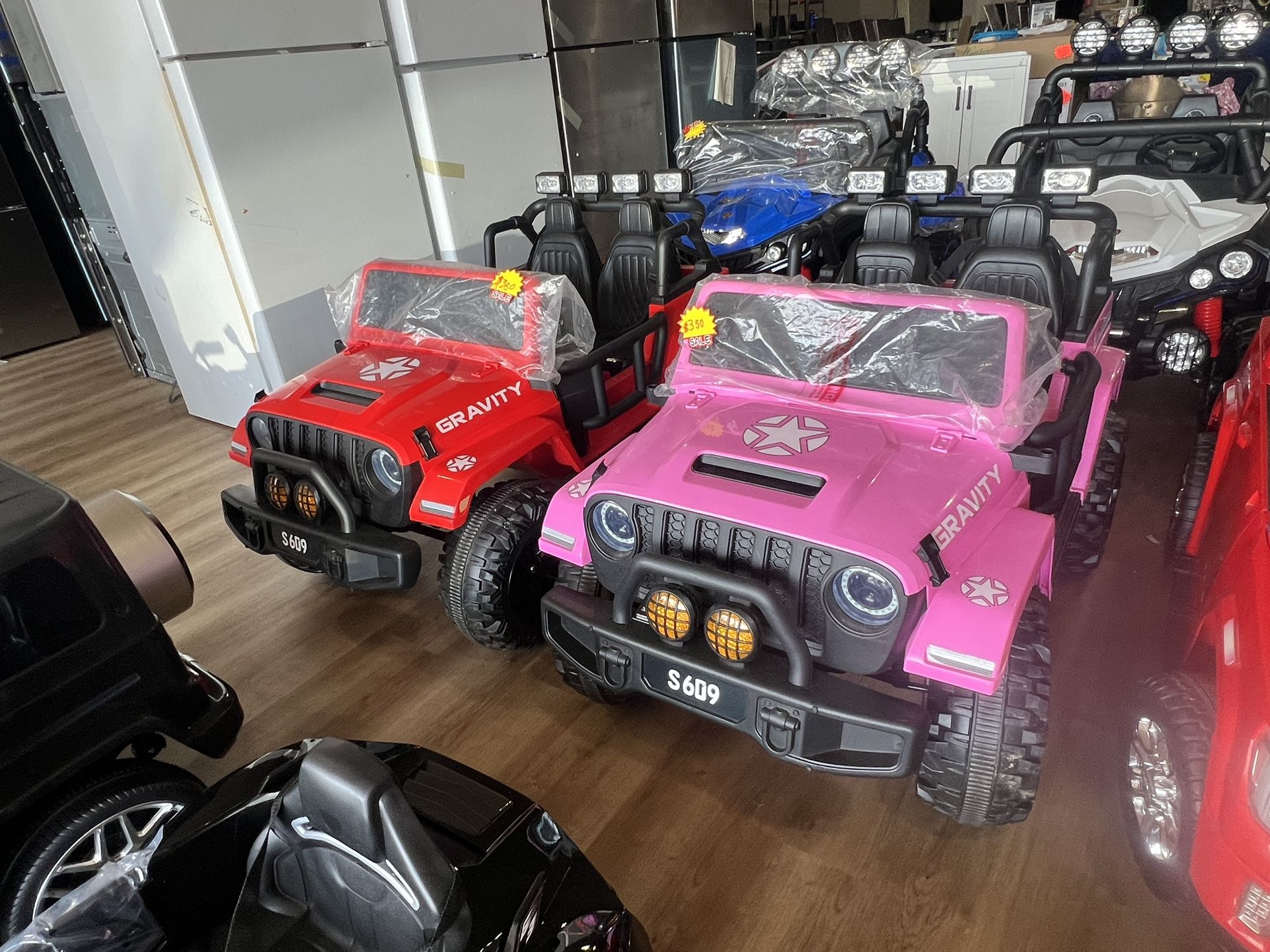 Pink Jeep 2 Seater Ride On Truck With Remote For Kids