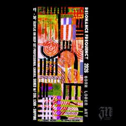 BORN LOSER 'RESONANCE FREQUENCY ' 12" × 36" Acrylic on Deep Canvas.  Recommended Appraisal  at  2500 to 4000.