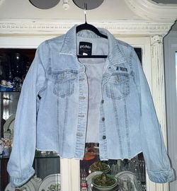 Harry Potter Deathly Hallows Denim Jacket - Size Large (L)