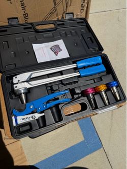 EFIELD PEX A Expansion Tool Kit ASTM F1960 with 1/2", 3/4", 1" Expander Heads