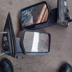 Side Mirrors And Front Headlights For A F-150