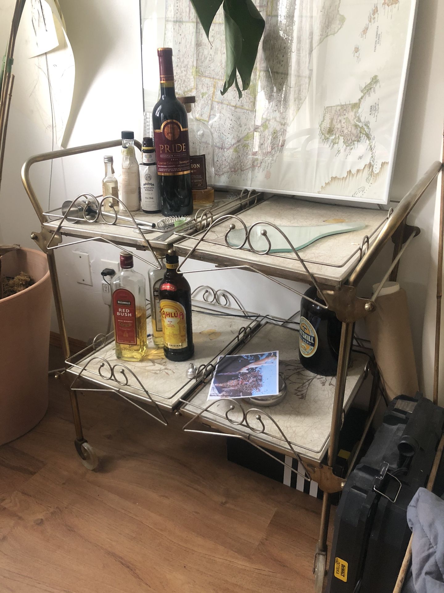 VINTAGE BAR CART