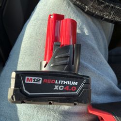 M12 12volt Lithium XC 4.0 Battery