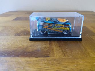 2017 Diecast Liberty Promotions/Hot Wheels Steel City Volkswagen Drag Bus in Display Case