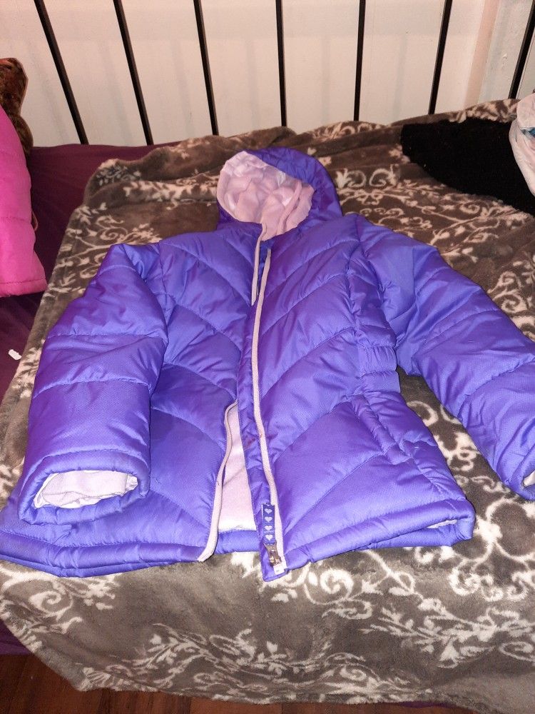 Purple Puffy Coat