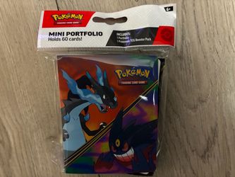 Pokémon TCG Mini Portfolio Album, Holds 60 Cards, With Card Pack Sealed In Hand
