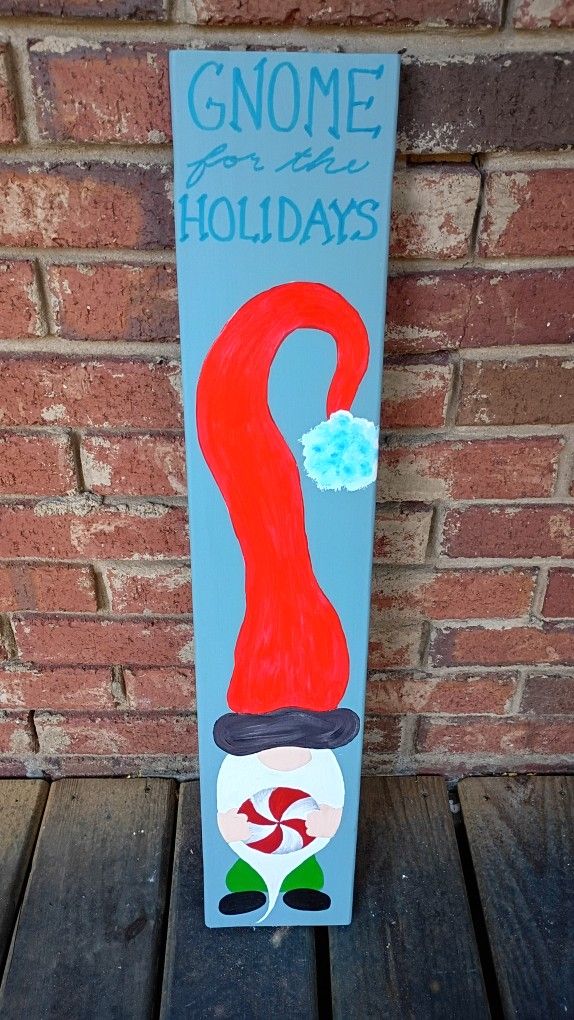 Christmas Gnome Sign 