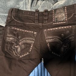 Rock revival jeans black size 34