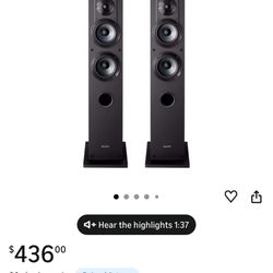 Sony Tower Speakers