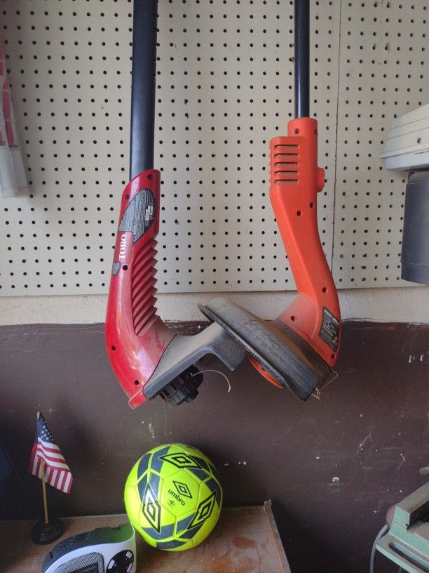 Toro And Black And Decker Electric Weed Whacker
