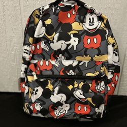 Disney Mickey Mouse 16-inch all-over print backpack made of polyester