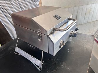 Master Forge Stainless Steel Tabletop Gas Grill