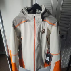 Spyder Vanqysh Size M, Ski Jacket, Vanilla Latte 