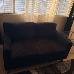 Love Seat & 3 Seat Sofa Velvet Couches 