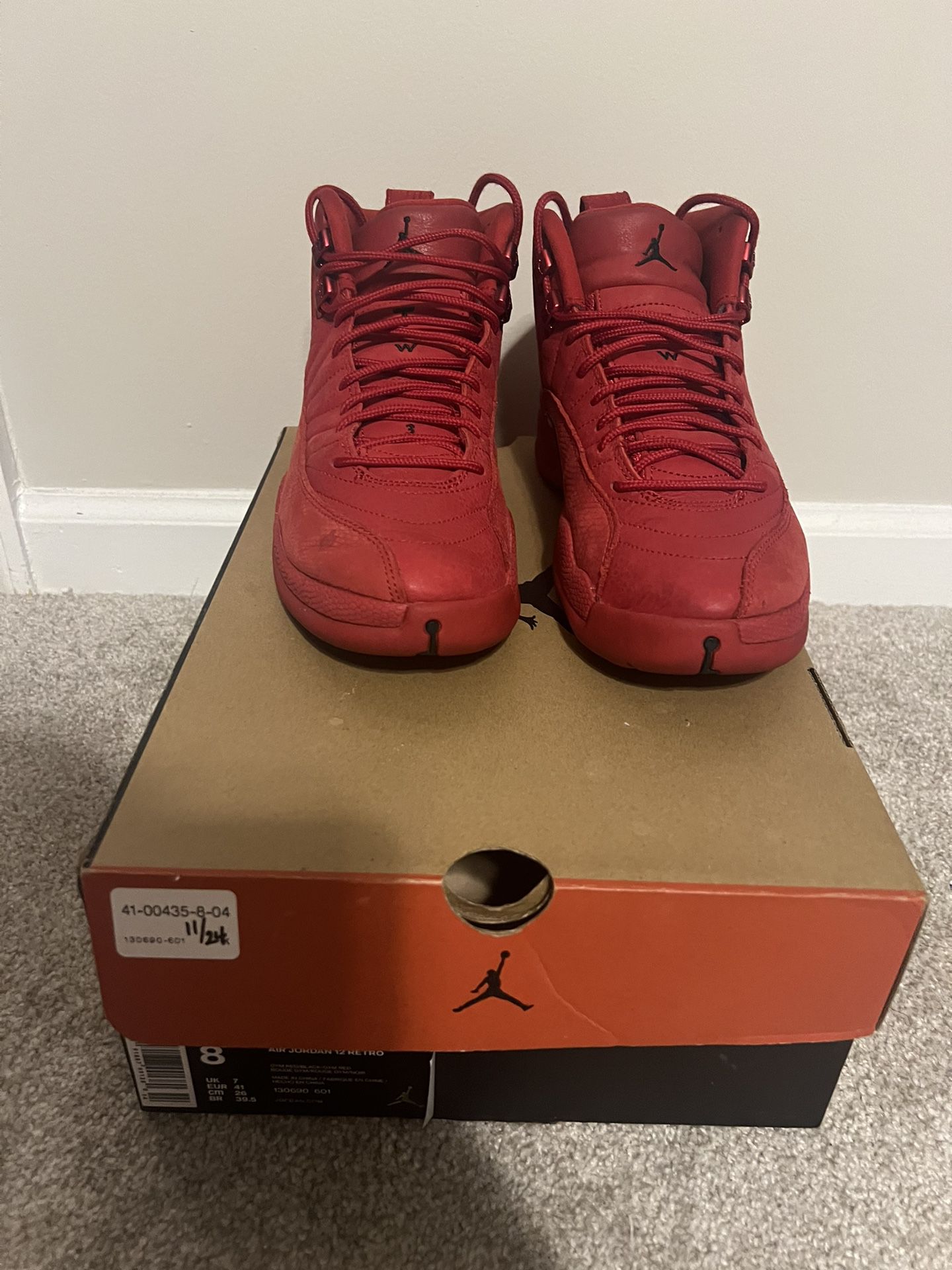Jordan 12 Retro Gym Red (Size 8 Men)