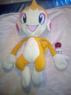 Pokemon Chimchar Plush And Keychain Figure