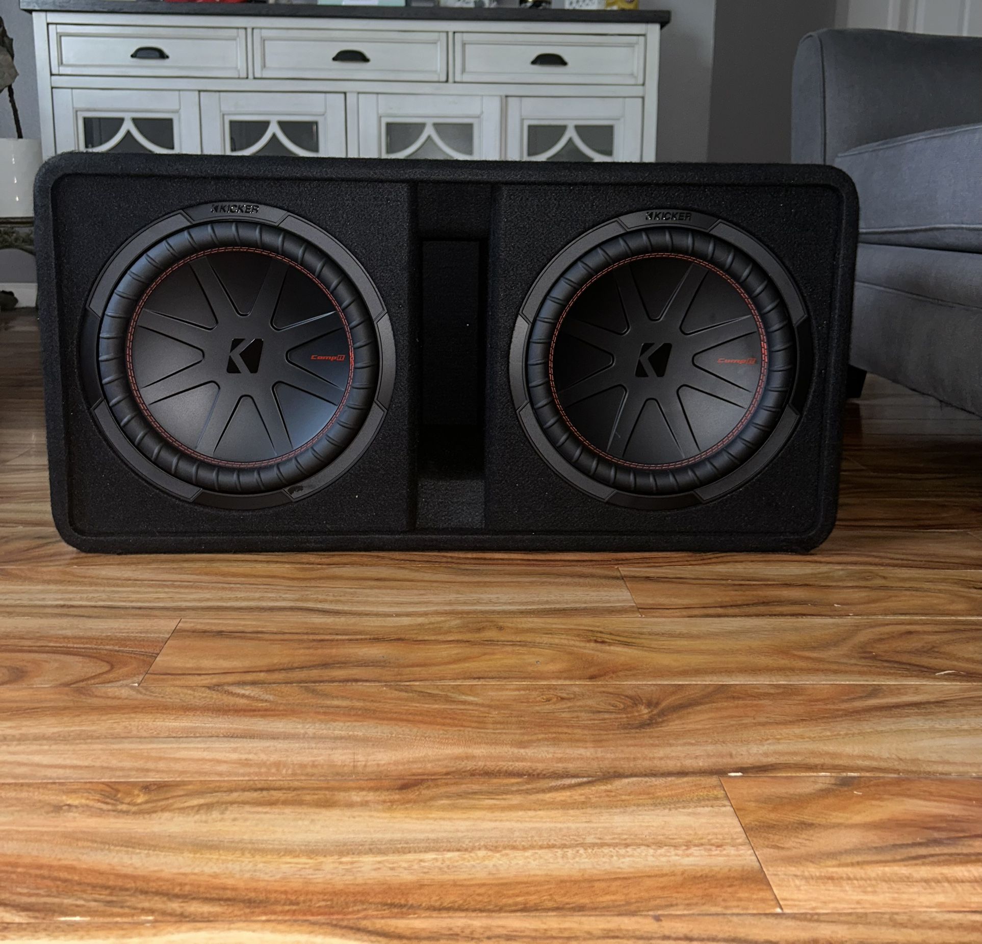 KICKER COMP R SUBWOOFER & KICKER CX 1200W AMPLIFIER FOR SALE!