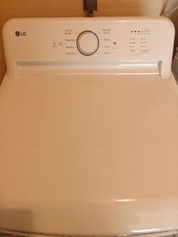 LG washer and dryer