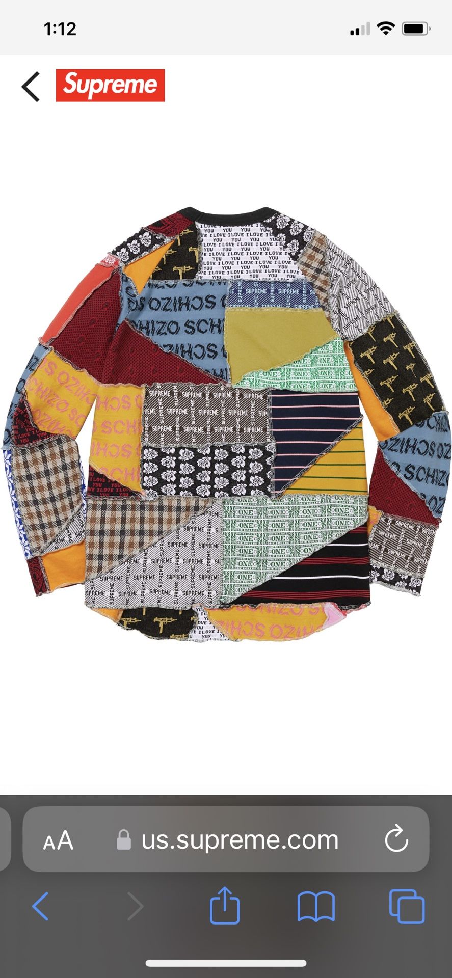 Supreme Patch Long Sleeve Shirt 2023 Collection 