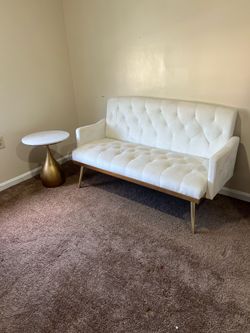 Bench and side table