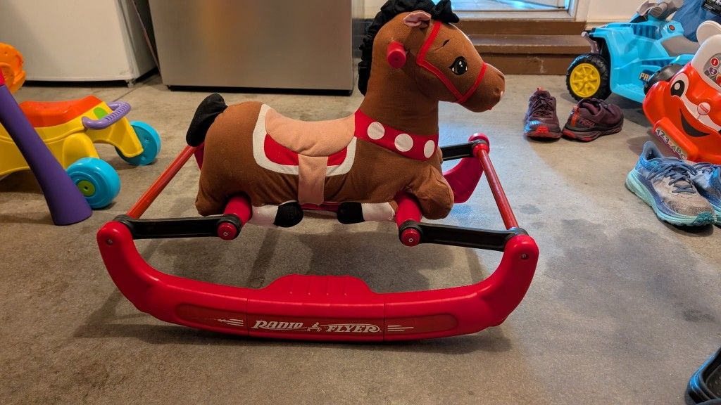 Plush Rocking Horse Radio Flyer