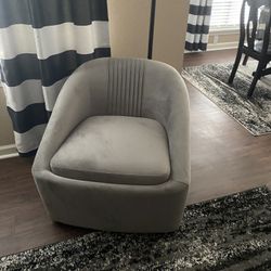 Swivel Barrel Chair