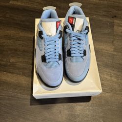 Jordan Retro 4 University Blue Size 8