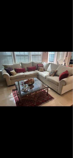 L-shaped sectional sofa
