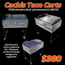 Plancha De 36” | Plancha De Fierro | Patas Desmontable | Incluye Manguera Y Regulador