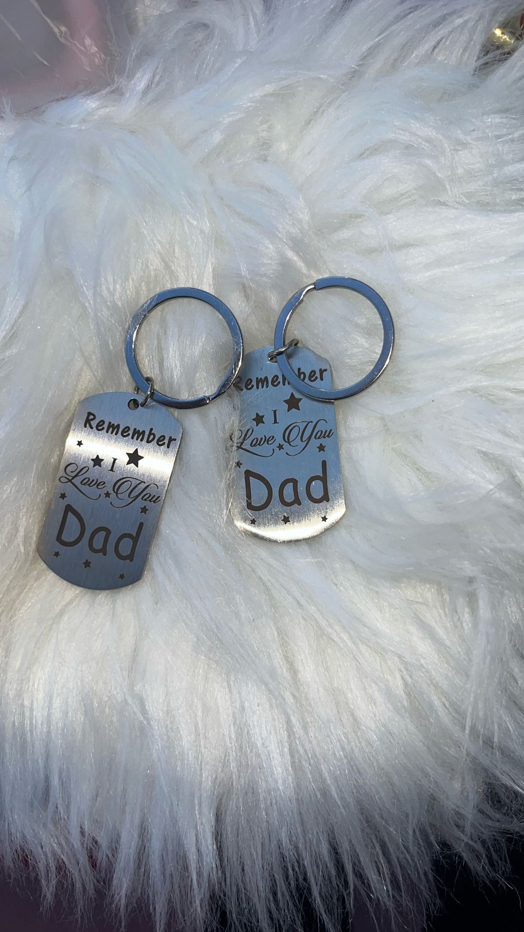 2 Pcs Dad Keychain Best To Give It To Ur Dad
