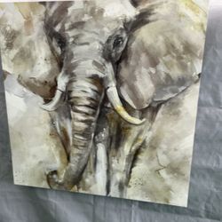 large Elephant Painting 