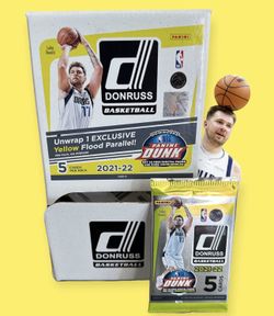 2021 NBA Panini Donruss Basketball Gravity Feed Box 48 sealed packs Brand New